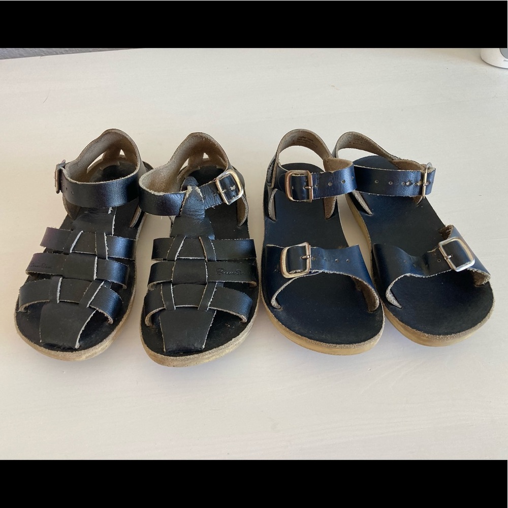Two Size 9 Toddler Saltwater Sandals